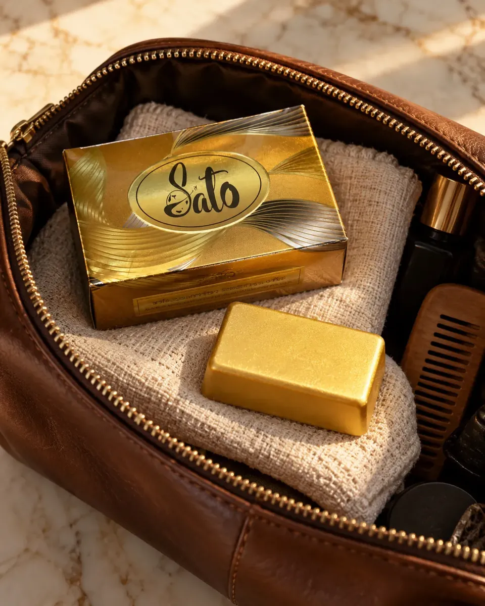 قطعة ساتو مع حقيبة مستلزمات